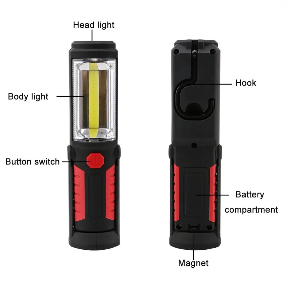 Handy Flashlight Hook Torch Light