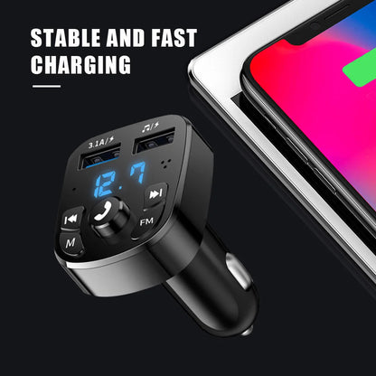 Car Wireless Bluetooth Fast Charger Adapter