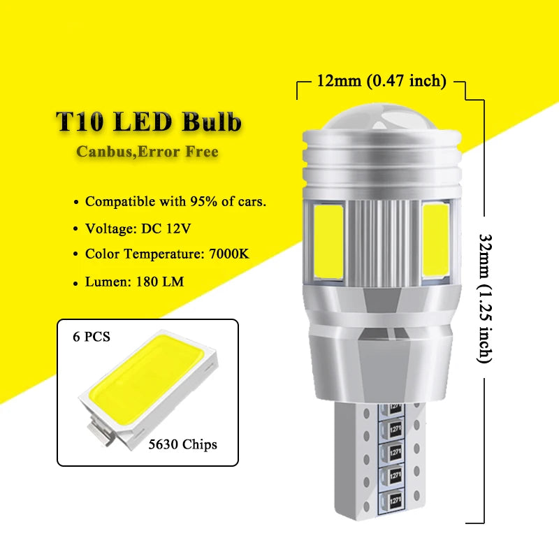 Car Wedge Side Reverse Lamps