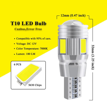 Car Wedge Side Reverse Lamps