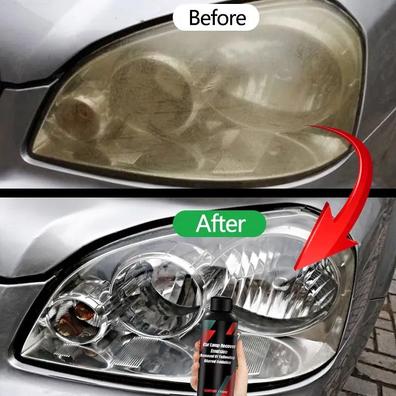 Car Headlight Restoration Polish