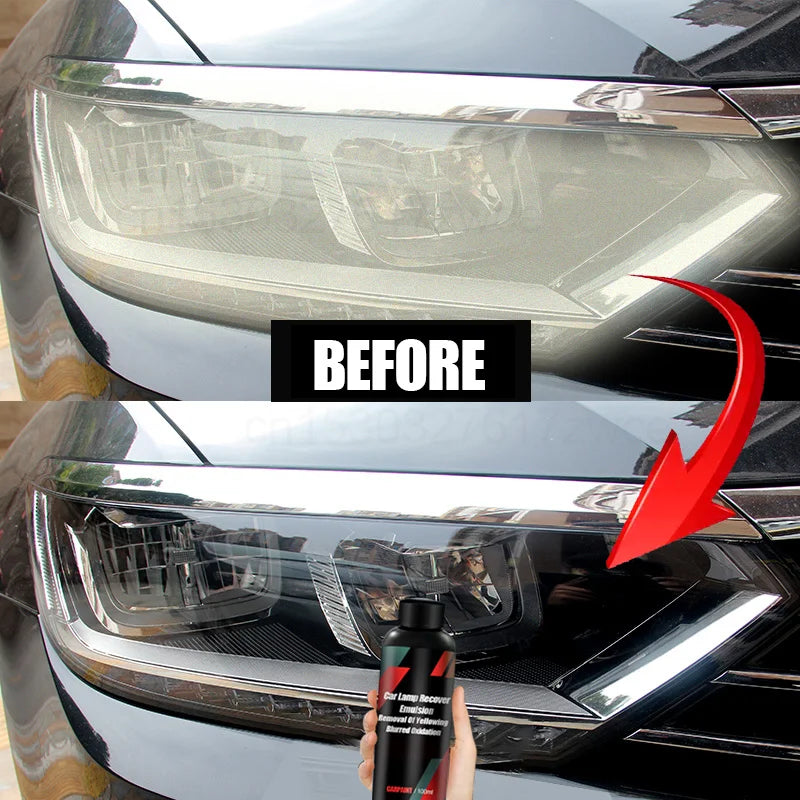 Car Headlight Restoration Polish