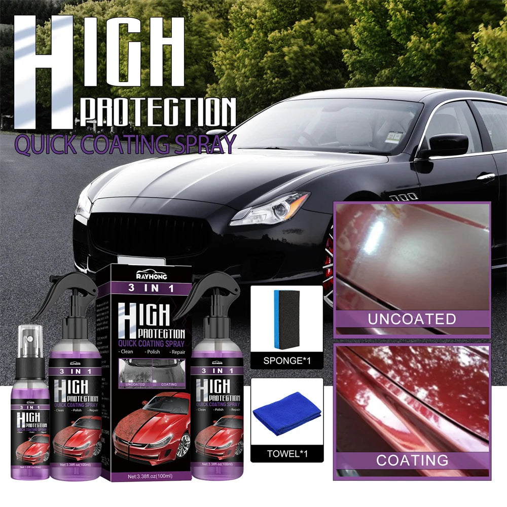 Car High Protection Coating Polishing Spray