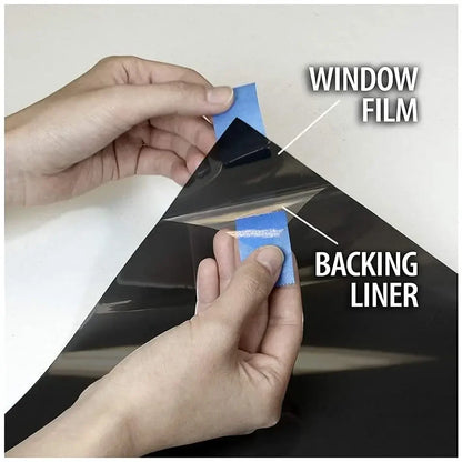 Black Window Tint Film Glass Sticker