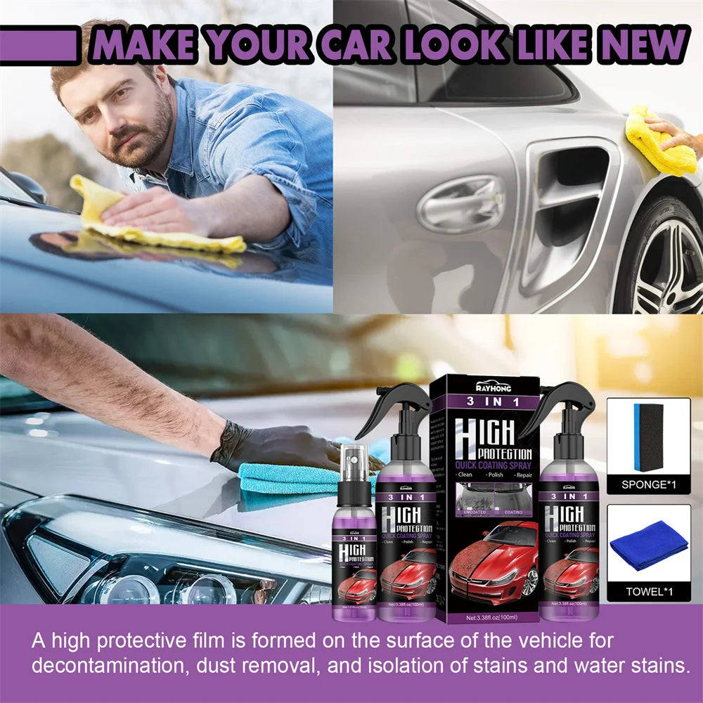 Car High Protection Coating Polishing Spray